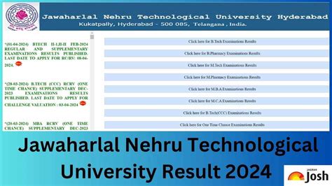 jntuh results today.